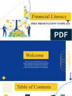 Financial Literacy PowerPoint Template by EaTemp