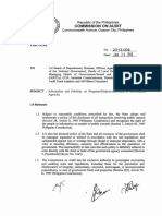 COA - C2013-004 - Monitoring of Projects