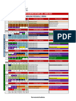 Caledario Académico 2021-2022 Presencial