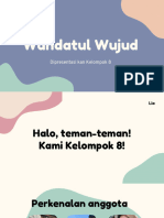 Kelompok 8 Wahdatul Wujud