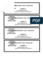 Sampul Juara Isra Miraj 2024