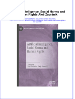 Artificial Intelligence Social Harms And Human Rights Ales Zavrsnik full chapter