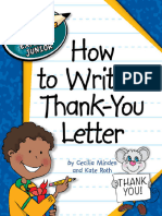 How To Write A Thank-You Letter