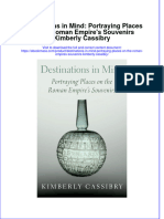 Destinations in Mind Portraying Places On The Roman Empires Souvenirs Kimberly Cassibry Full Chapter