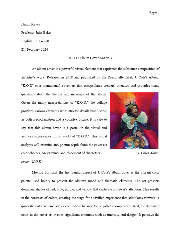 Visual Analysis 2024 | PDF | Color