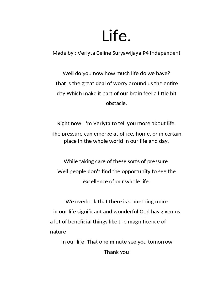 Embracing Life S Beauty Pdf