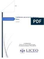 Actividad 1-Contribuciones que gravan a las empresas en México