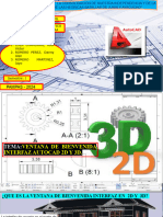 Exposicion de Autocad 2D y 3D