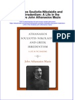 Athanasios Souliotis Nikolaidis and Greek Irredentism A Life in The Shadows John Athanasios Mazis Full Chapter