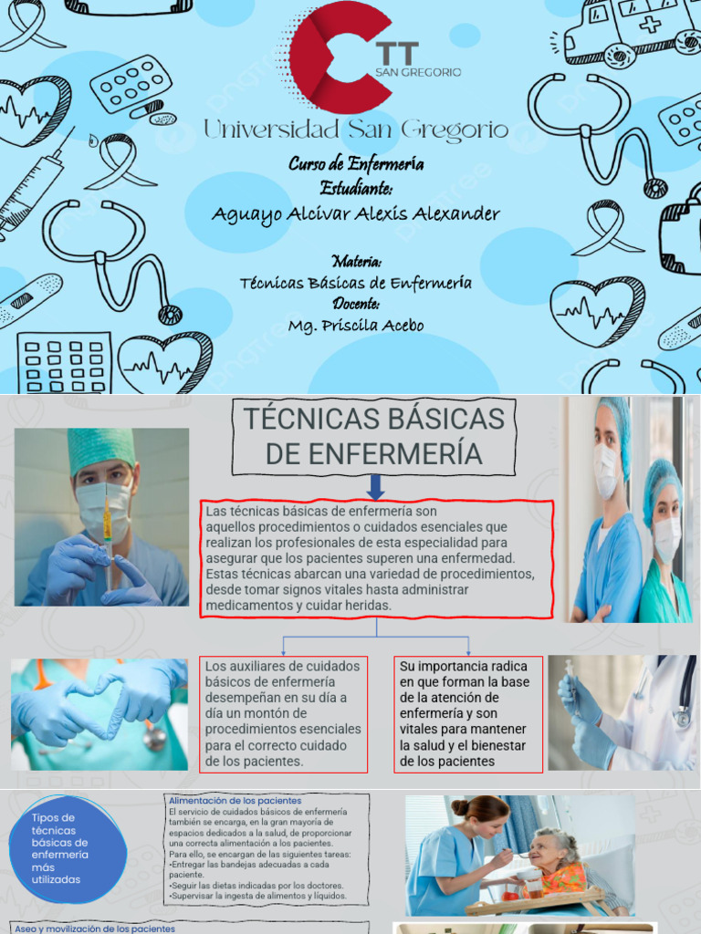 Tecnicas Basicas De Enfermeria Pdf Enfermería Medicamentos Con Receta