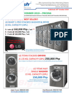 Bigwash - Equipment Price List - 20191028 - NOVEMBER 2019