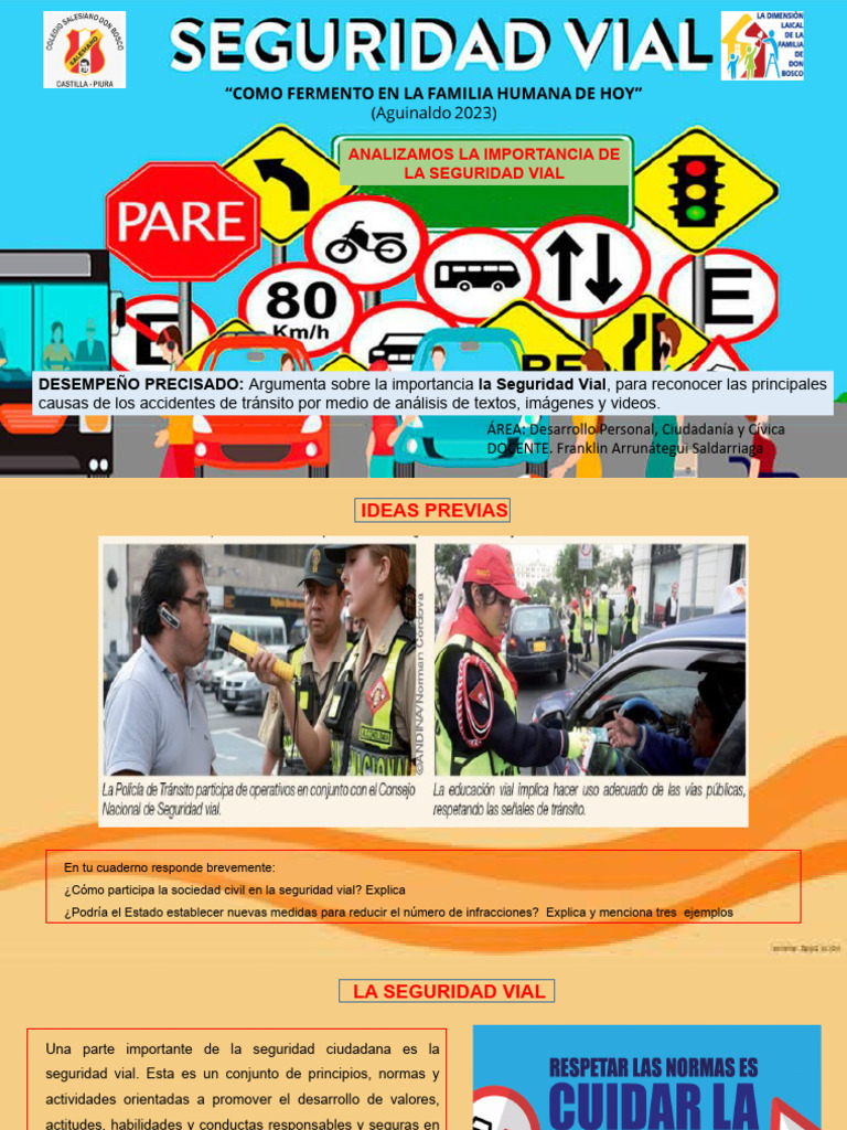 Importancia de la Seguridad Vial | PDF | Tecnología