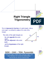 Right Triangle Trigonometry