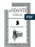 Andante K315 MOZART