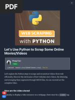 Let's Use Python to Scrap Some Online Movies_Videos _ by Peng Cao - Freedium