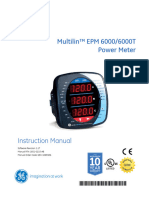 GE EPM6000 Datasheet - Power meter