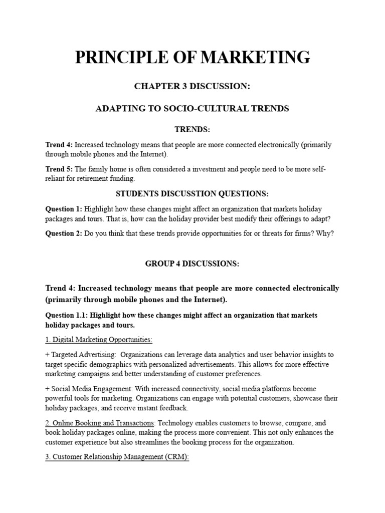 Group 4 - Chapter 3 Discussion | PDF | Analytics | Customer ...