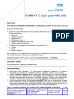 L 13 High Dose Methotrexate High Grade NHL Cns Prophylaxis