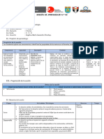 Sesión de Aprendizaje N - 2