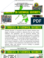 Threats To National Security NCRRCDG