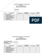 Daftar Format Penilaian Ujian Praktek Kelas 6 SDPNH
