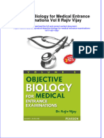 Objective Biology For Medical Entrance Examinations Vol Ii Rajiv Vijay download pdf chapter