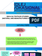 DDC2152 Textiles Studies (Natural and Manufactured Fibre)