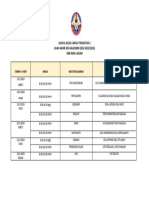 Jadual Kelas Cakna Tingkatan 2