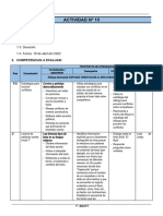 1° Grado - Actividad Del Dia 19 de Abril