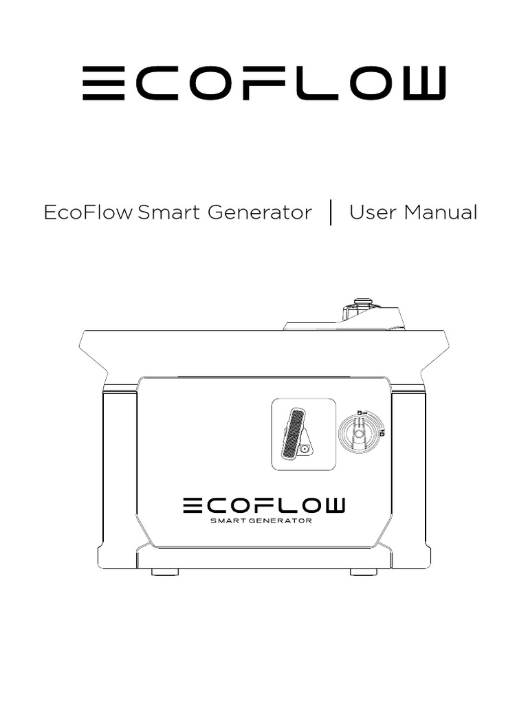 Smart Generator User Manual 1646656403861 | PDF | Electric Generator | Motor Oil