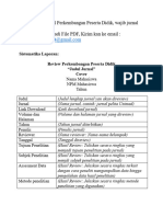 Tugas Review Jurnal Perkembangan Peserta Didik 2024