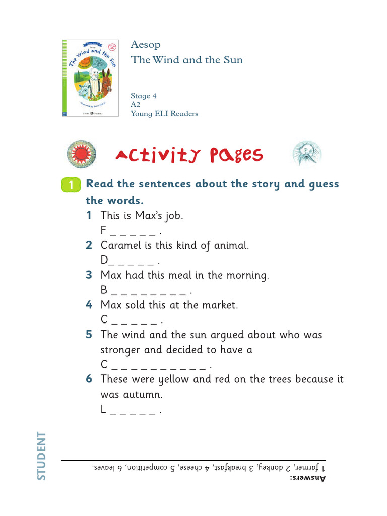 The Wind and The Sun Student | PDF | Language Arts & Discipline