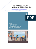How To Get Published and Win Research Funding 1St Edition Abby Day Full Chapter