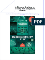 How To Measure Anything in Cybersecurity Risk Douglas W Hubbard Full Chapter