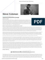 Symmetrical Movement Concept - Steve Coleman