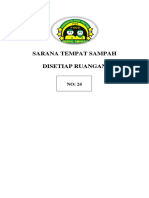 No. 24 Sarana Tempat Sampah Disetiap Ruangan