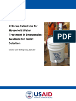 Chlorine Tablet Use Emergencies