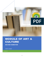 Module of Art and Culture 2nd SMT
