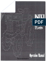 Iseki TX Tractor Operating Manual PDF