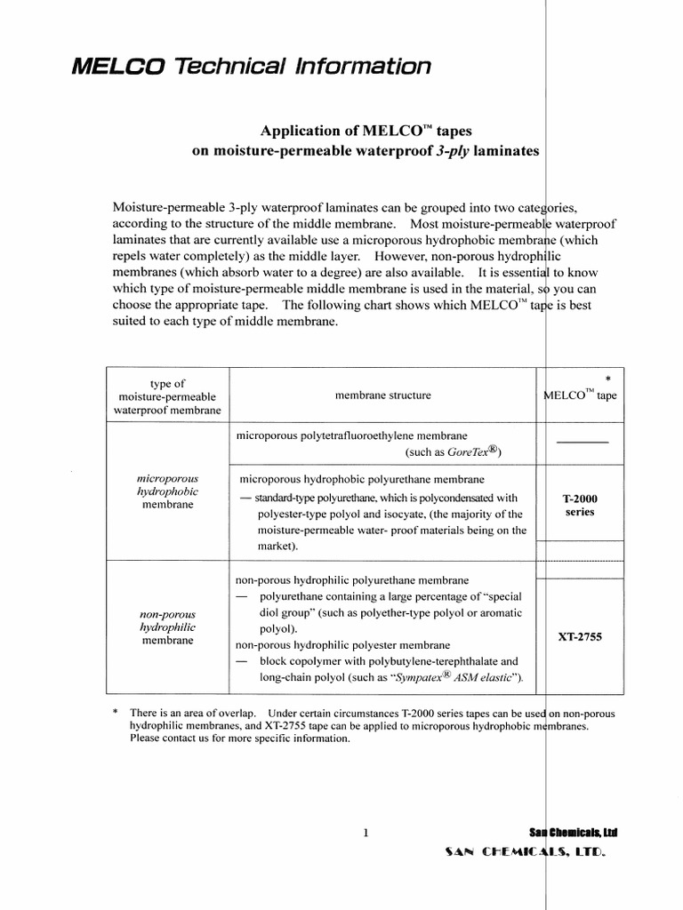 Technical Information T 2000 Series | PDF