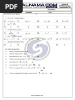 T13 Chapter Wise Test Maths Chapter 13 1st Year