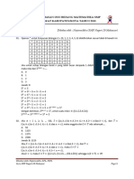 Pembahasan OSK Matematika SMP 2015