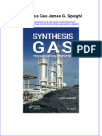 Synthesis Gas James G Speight Full Download Chapter