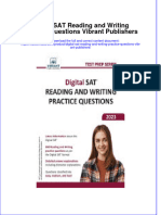 Digital Sat Reading and Writing Practice Questions Vibrant Publishers Full Chapter