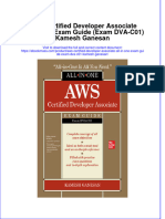 Aws Certified Developer Associate All in One Exam Guide Exam Dva C01 Kamesh Ganesan Full Chapter