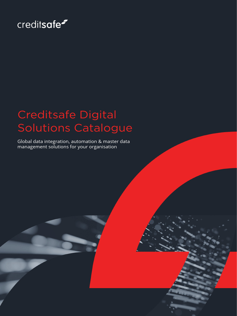 Creditsafe Digital Solutions Overview | PDF | Databases | Business