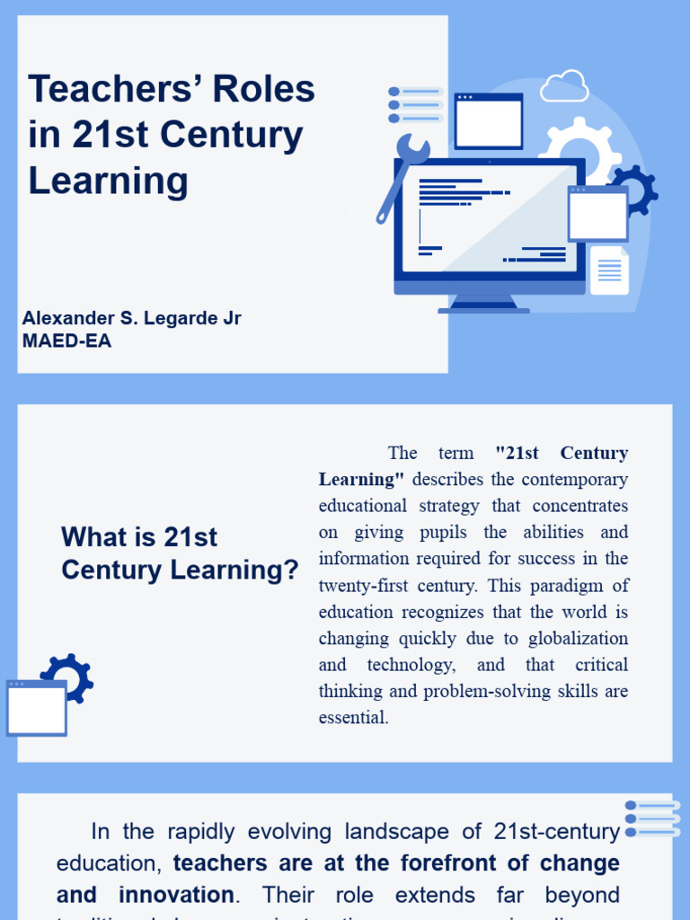 Teachers' Evolving Roles in Modern Education | PDF | Teachers | Learning
