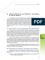 Análisis Interno de Los Procesos y Actividades Claves Del Negocio