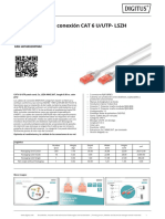 FT - Cable de Conexión Cat 6 U-Utp-Lszh