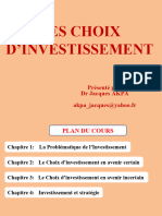Chp1 La Problématique de L'investissement (Complet)